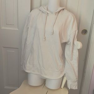 White/slightly off-white Universal Thread sweatshirt, size small.